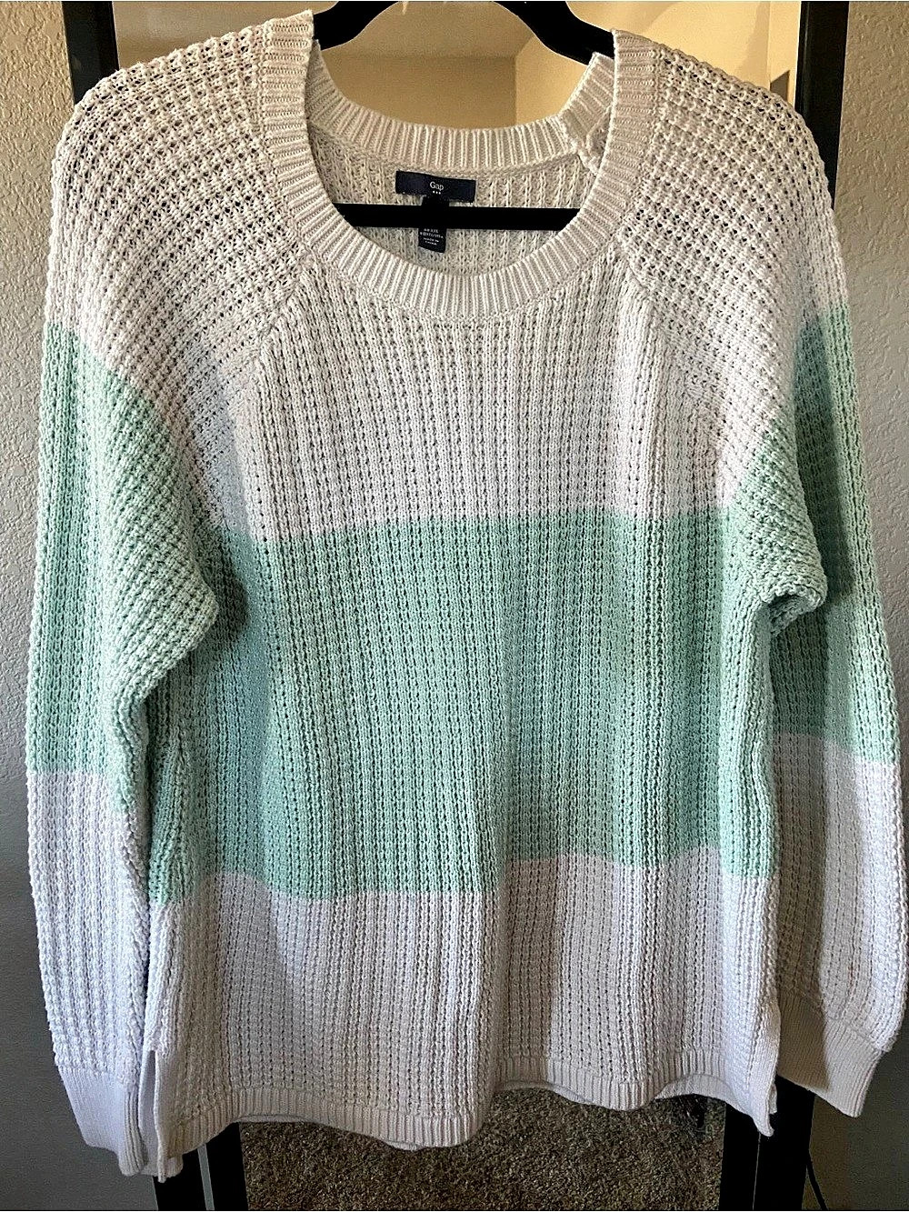 Gap Color Block Cotton Sweater XXL Like New